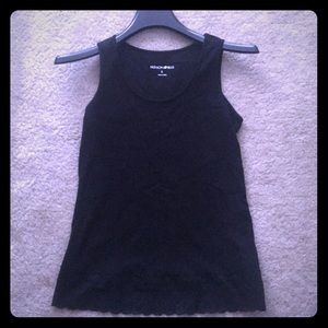 Beautiful Black Tank Top with Lace bottom!